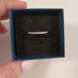 New Elegant 0.25ct S925 Sterling Silver Moissanite Ring - Perfect Gift for Engag